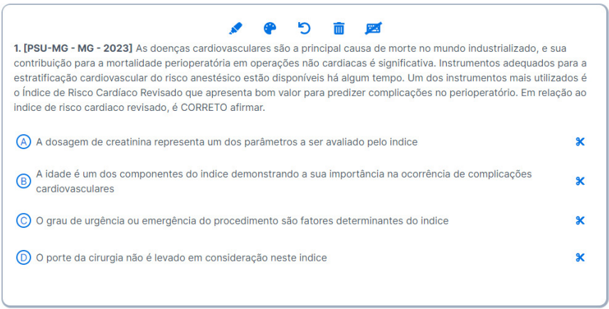Questão sobre doenças cardiovasculares do PSU-MG - Questões de prova de Residência Médica da