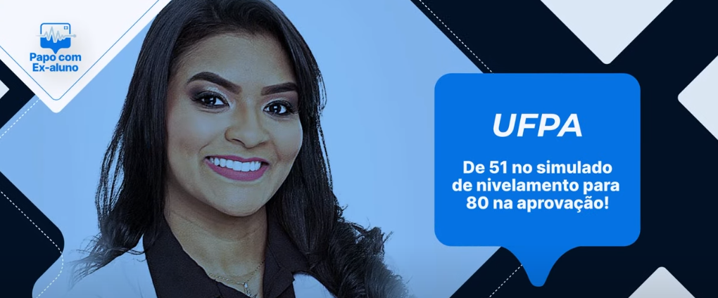 Aprovada na prova da UFPA papo com o ex aluno